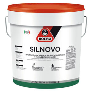 Pittura antialga a base di silicato di potassio e stabilizzatori organici Boero