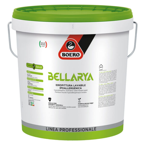 Pittura ipoallergenica lavabile Bellarya di Boero