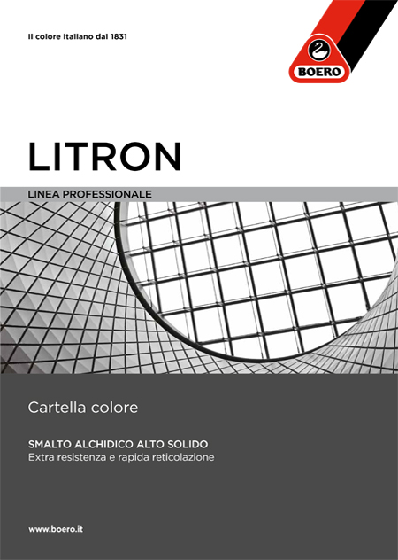 Cartella colori Boero per supporti in ferro e legno Litron