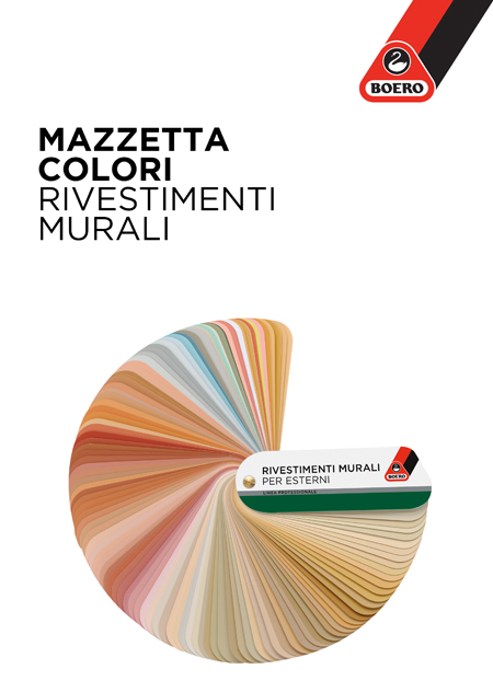 Mazzetta colori Boero per muri esterni Rivestimenti Murali