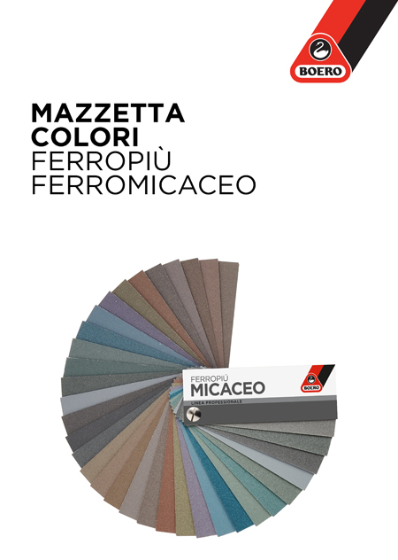 Mazzetta colori Boero per supporti in metallo Ferropiù Micaceo