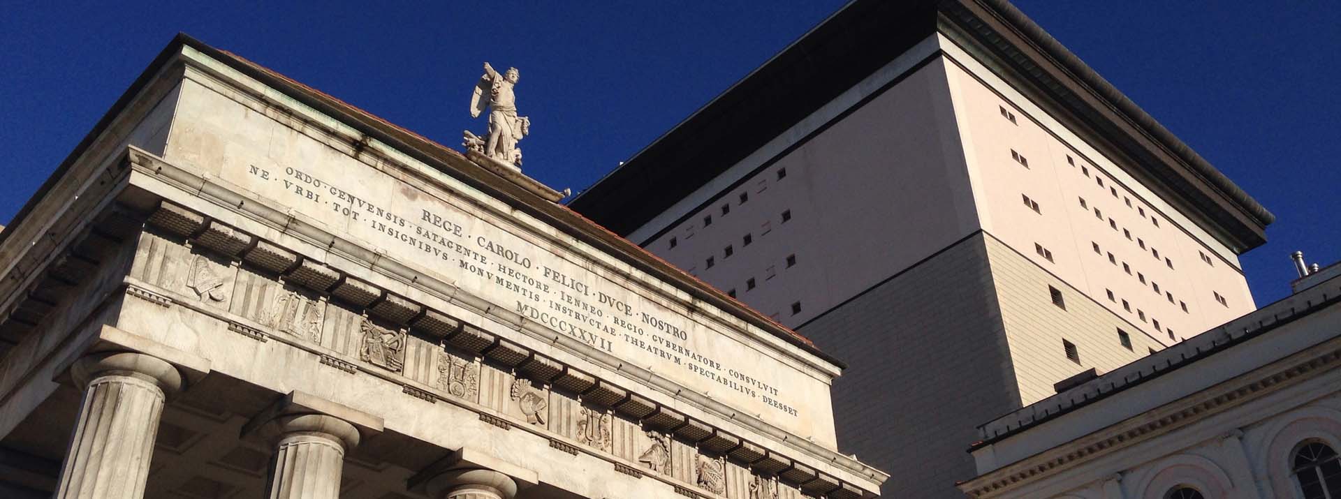 Riqualificazione del teatro Carlo Felice a cura di Boero