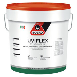 Finitura elastomerica antialga a spessore Uviflex Intonaco 1.0 di Boero
