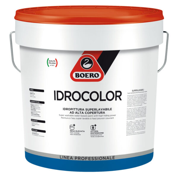 Idropittura superlavabile ad alta copertura Idrocolor di Boero