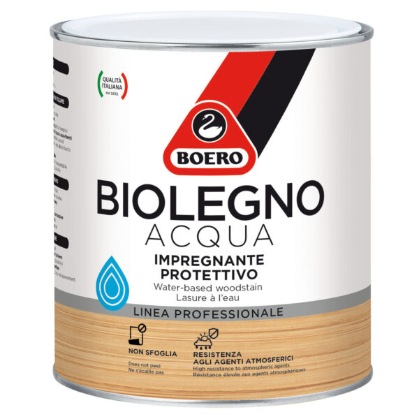 Impregnante protettivo per legno all’acqua Biolegno Acqua di Boero