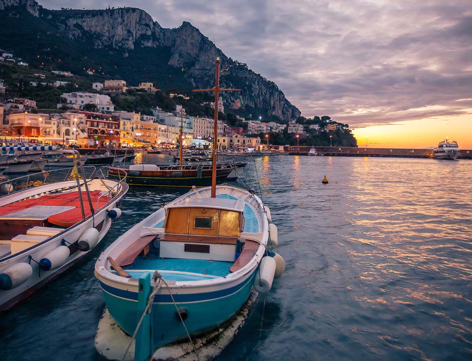 Piano del colore Boero per Capri