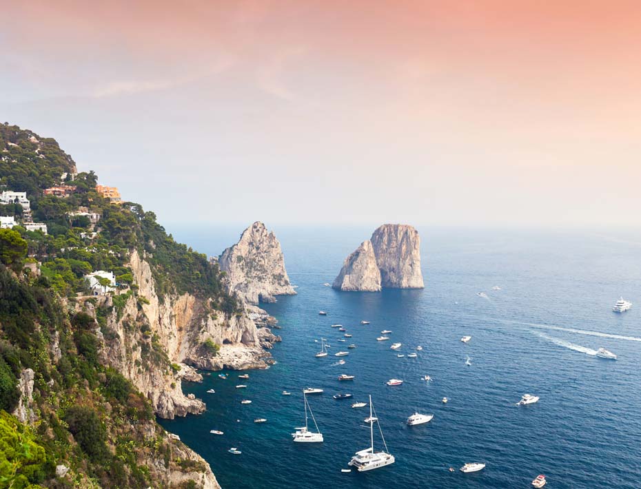 Piano del colore Boero per Capri