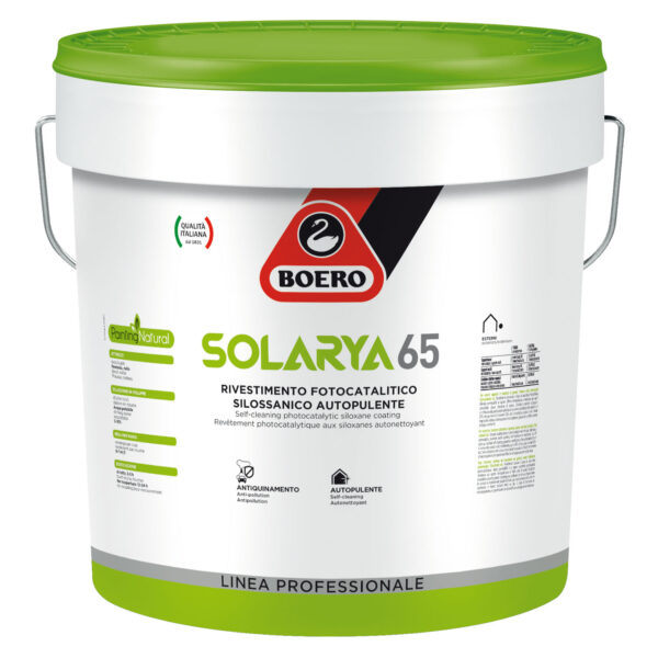 Pittura autopulente fotocatalitica silossanica Solarya 65 di Boero