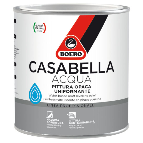 Pittura opaca di fondo all'acqua Casabella Acqua di Boero