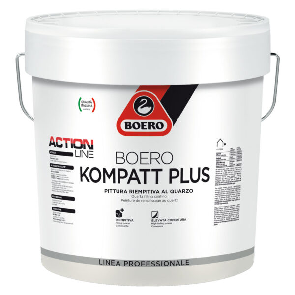 Pittura riempitiva al quarzo BoeroKompatt Plus di Boero