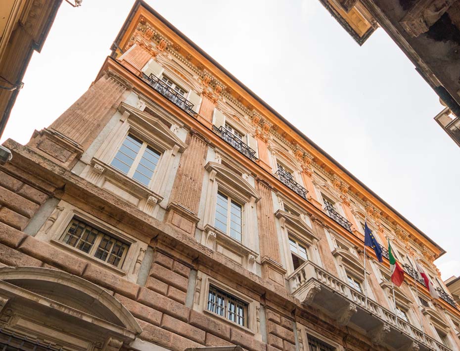 Restauro dei palazzi dei Rolli a cura di Boero