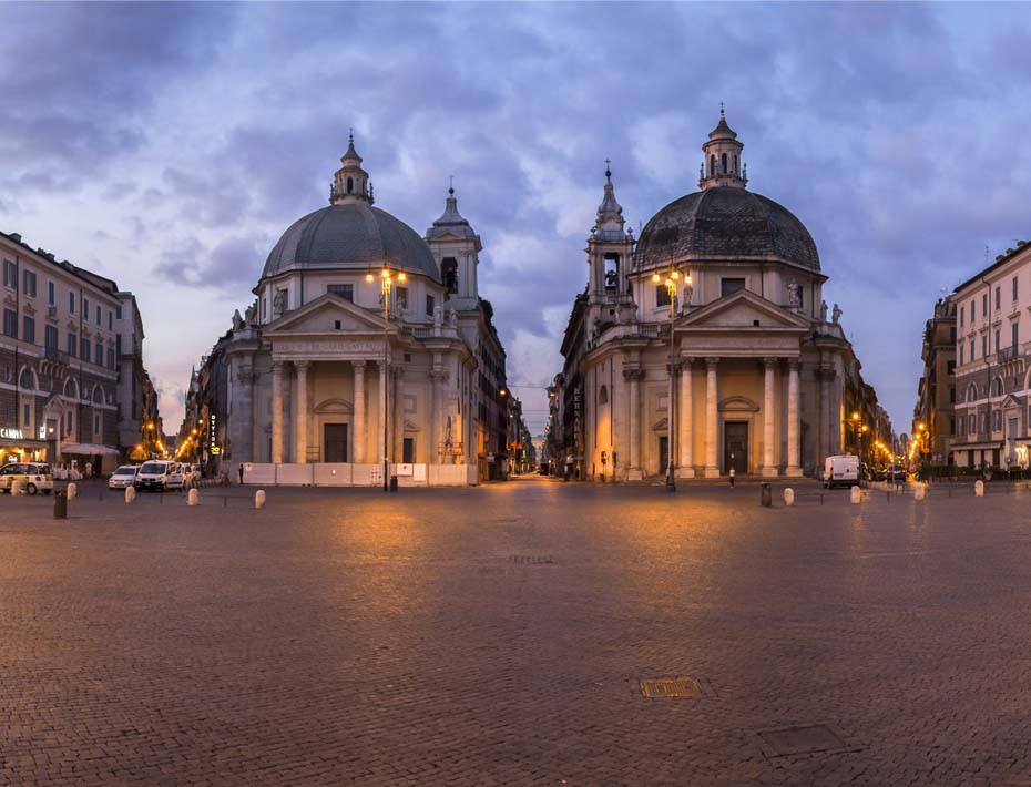 Restauro del palazzo storico a Piazza del Popolo a cura di Boero