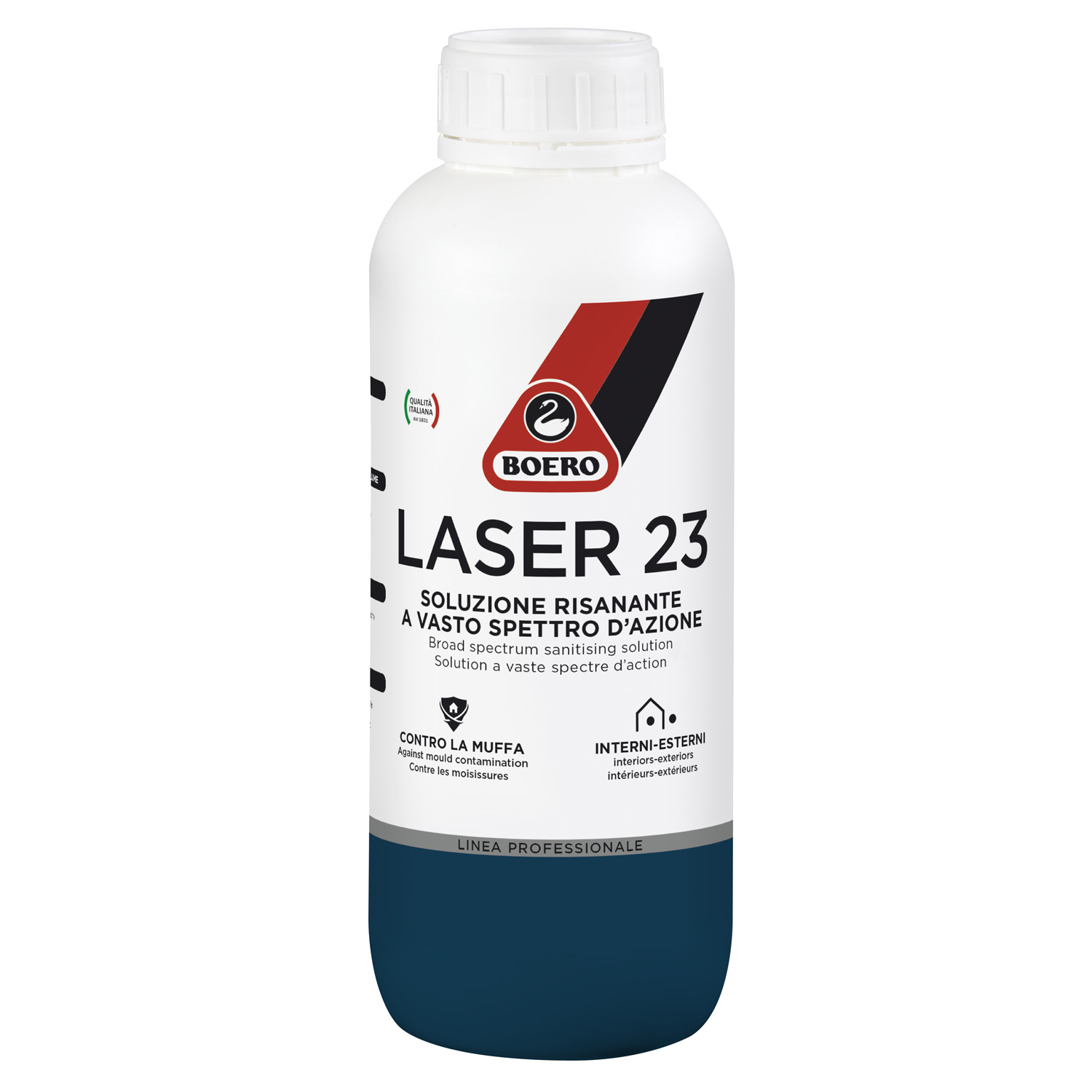 Soluzione risanante antimuffa Laser 23 di Boero, pronta all'uso