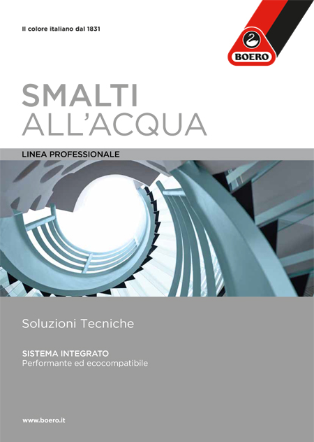 Brochure smalti all'acqua Boero