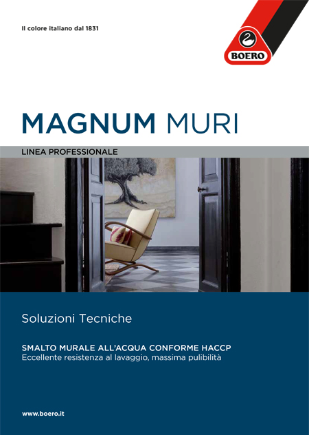 Brochure smalto murale Magnum Muri di Boero