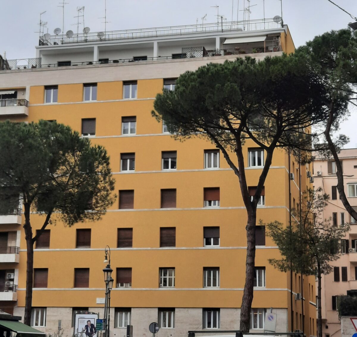Riqualificazione con cappotto termico Boerotherm dell’edificio in Piazza d’Istria a Roma di Boero